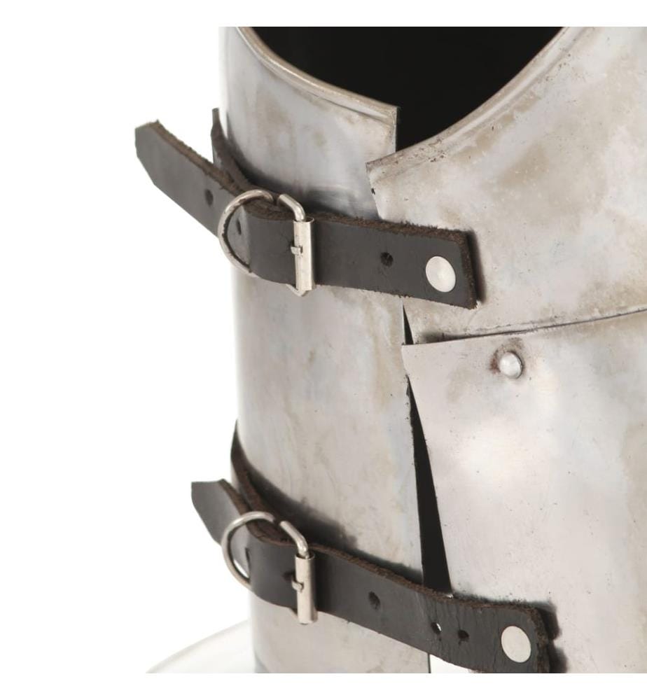 Cuirasse d'armure corporelle chevalier médiéval Argenté Acier