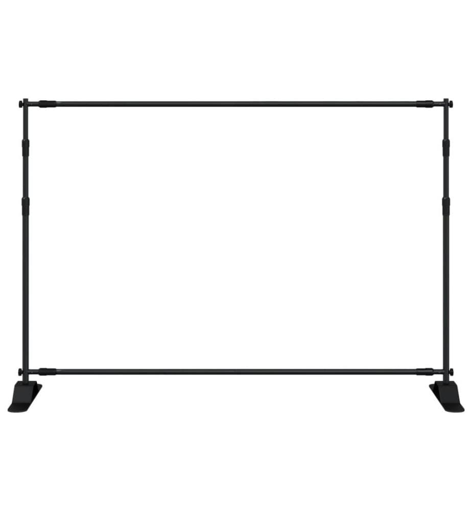 Hintergrundstative 2 Stk. Schwarz 305x243 cm Stahl