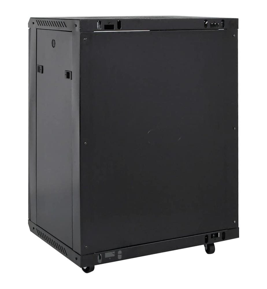 15U Netzwerkschrank 19" IP20 Schwarz 60x45x86 cm