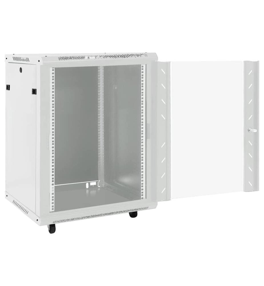 15U Netzwerkschrank 19" IP20 Grau 60x45x86 cm