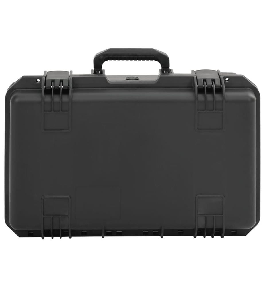 Koffer für Flugreise Tragbar Schwarz 55x35x22,5 cm PP
