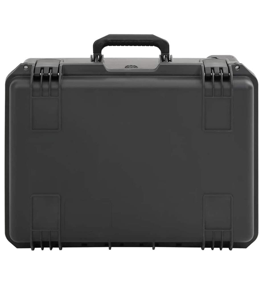 Koffer für Flugreise Tragbar Schwarz 54x41,5x29 cm PP