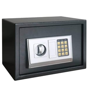 Coffre-fort numérique Gris foncé 35 x 25 x 25 cm Acier
