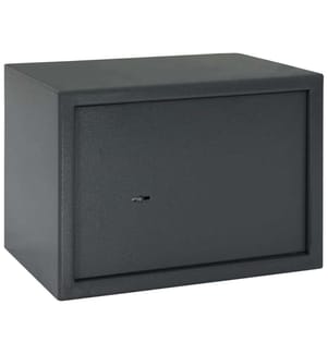 Coffre-fort avec verrouillage Gris foncé 35 x 25 x 25 cm Acier