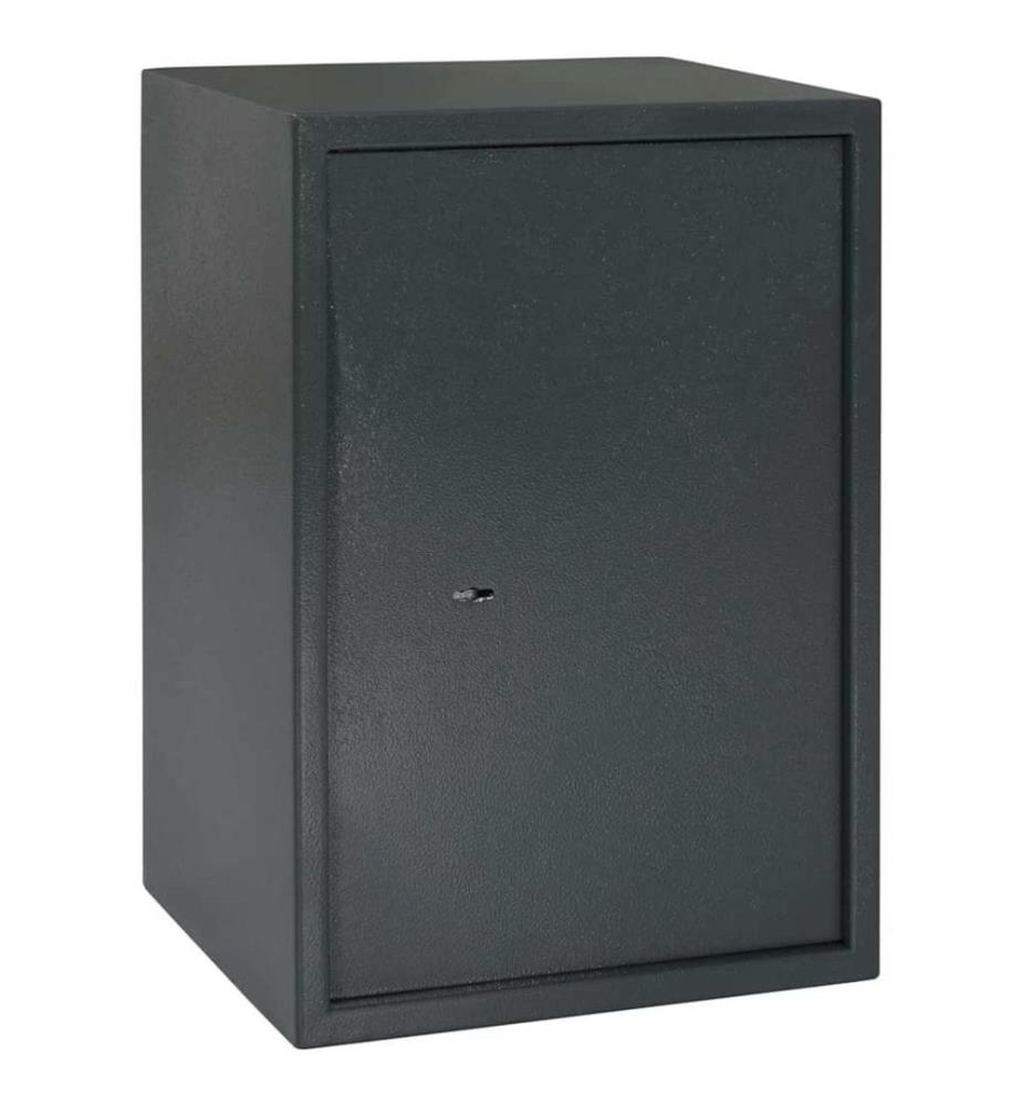 Safe Box mit Schloss Dunkelgrau 35 x 31 x 50 cm Stahl