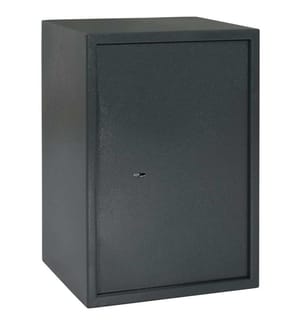 Coffre-fort avec verrouillage Gris foncé 35 x 31 x 50 cm Acier