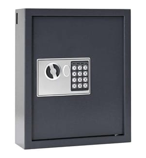 Coffre-fort numérique Gris foncé 30 x 10 x 36,5 cm Acier