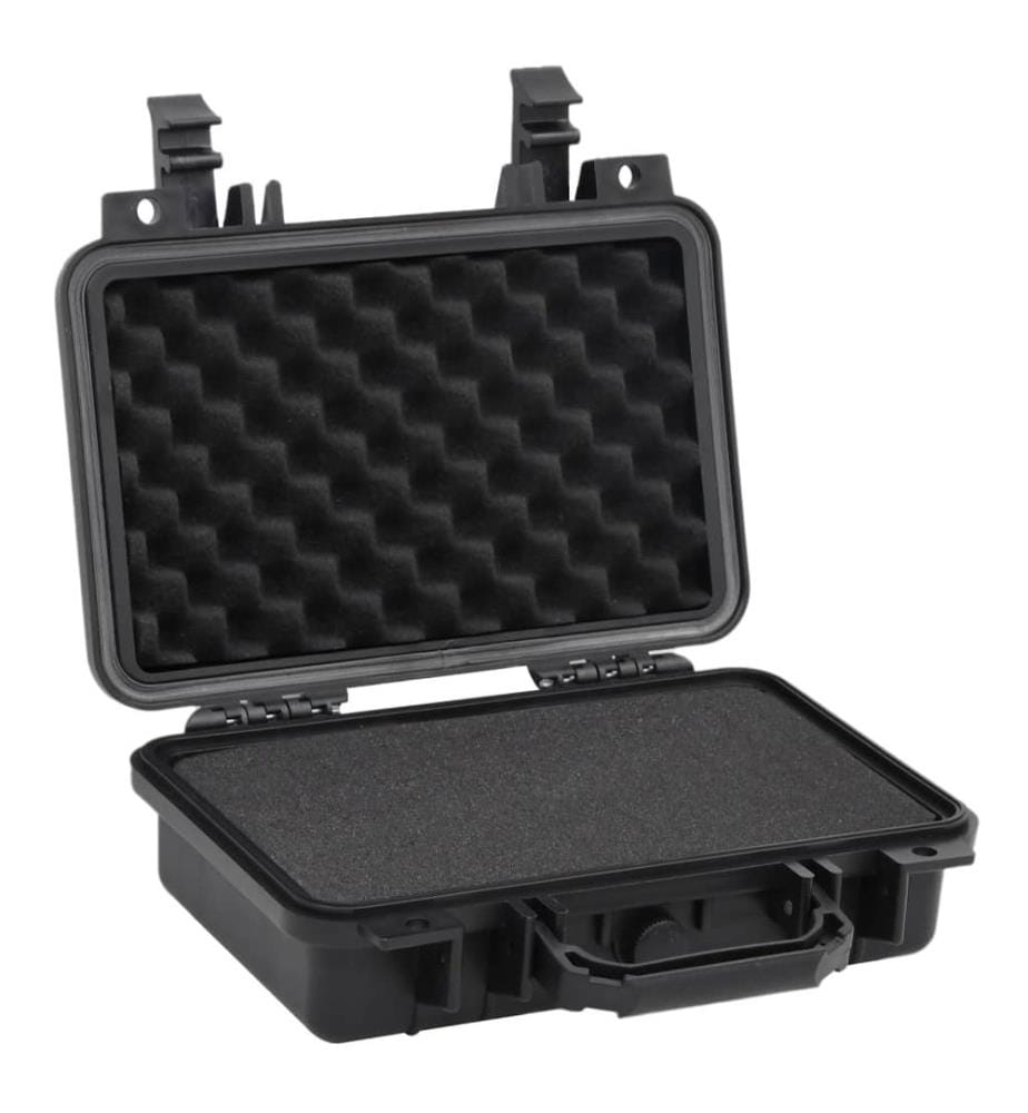 Flugkoffer Tragbar Schwarz 30x22x10 cm PP