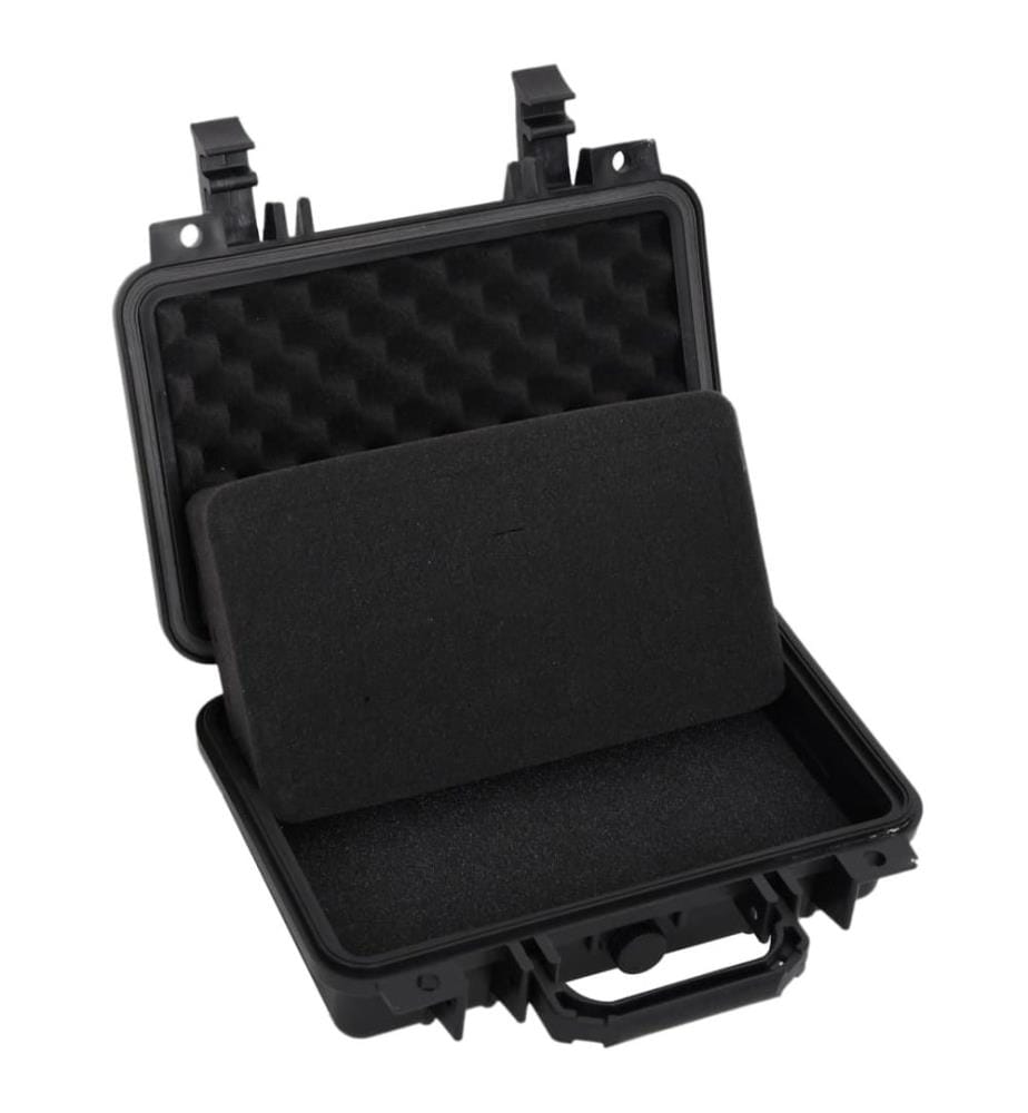 Flugkoffer Tragbar Schwarz 30x22x10 cm PP