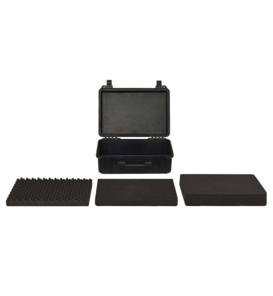 Flugkoffer Tragbar Schwarz 47x36x18 cm PP