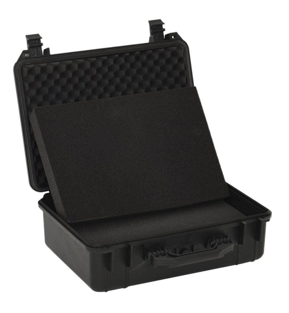 Flugkoffer Tragbar Schwarz 47x36x18 cm PP