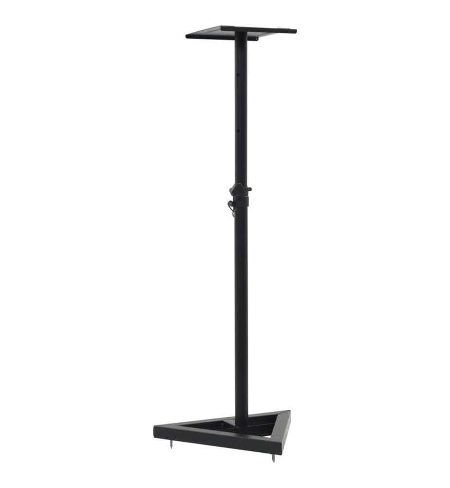 Studio-Monitor-Lautsprecherständer 2 Stk. Schwarz Stahl