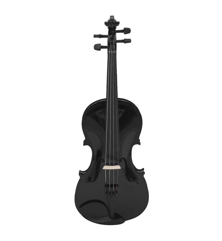Ensemble de violon avec archet et mentonnière Noir 4/4