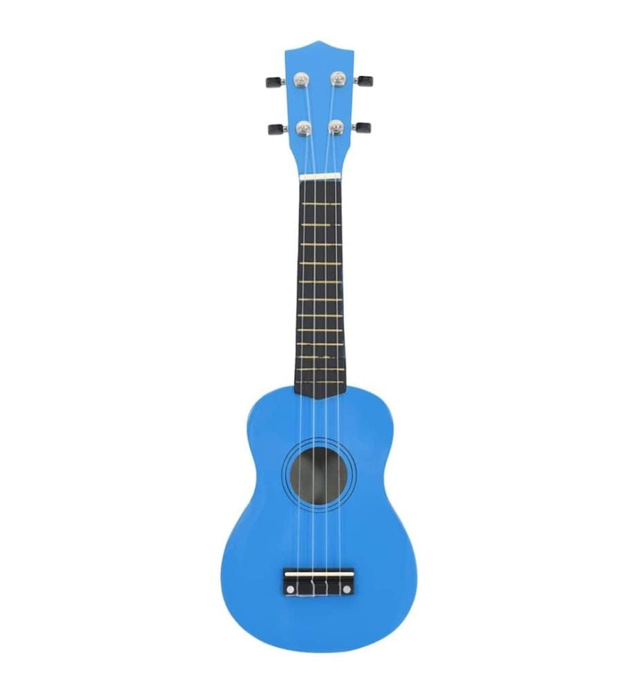 Sopran-Ukulele-Set mit Tasche für Kinder Babyblau 21"