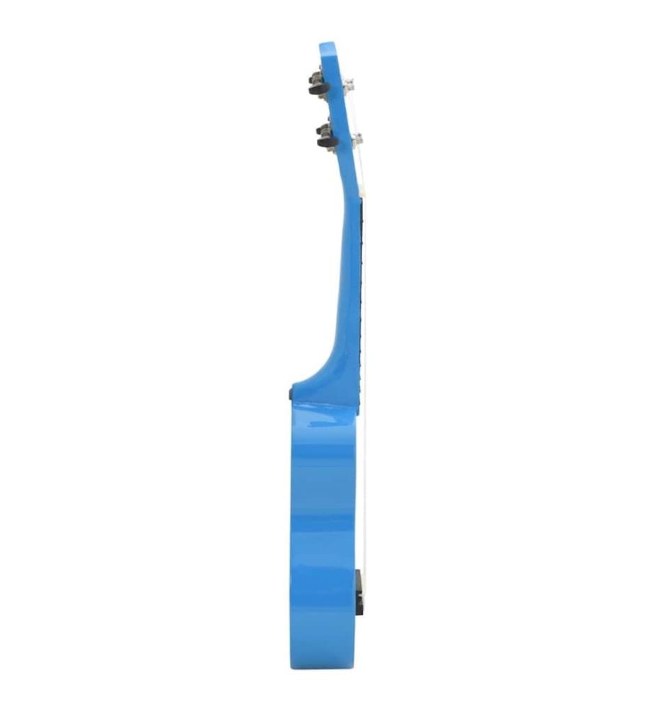 Sopran-Ukulele-Set mit Tasche für Kinder Babyblau 23"