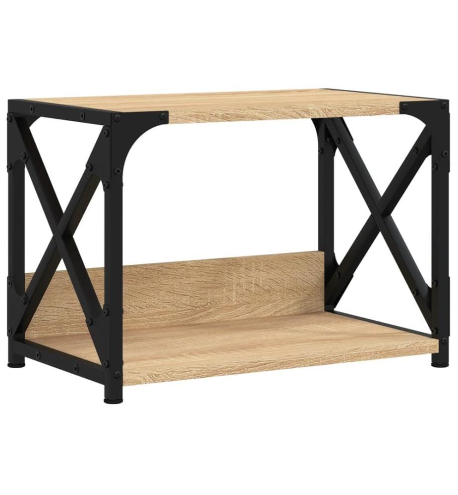 Druckerständer 2 Ablagen Sonoma-Eiche 44x26x31,5 cm