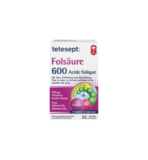 tetesept - Acide folique 600 32 comprimés