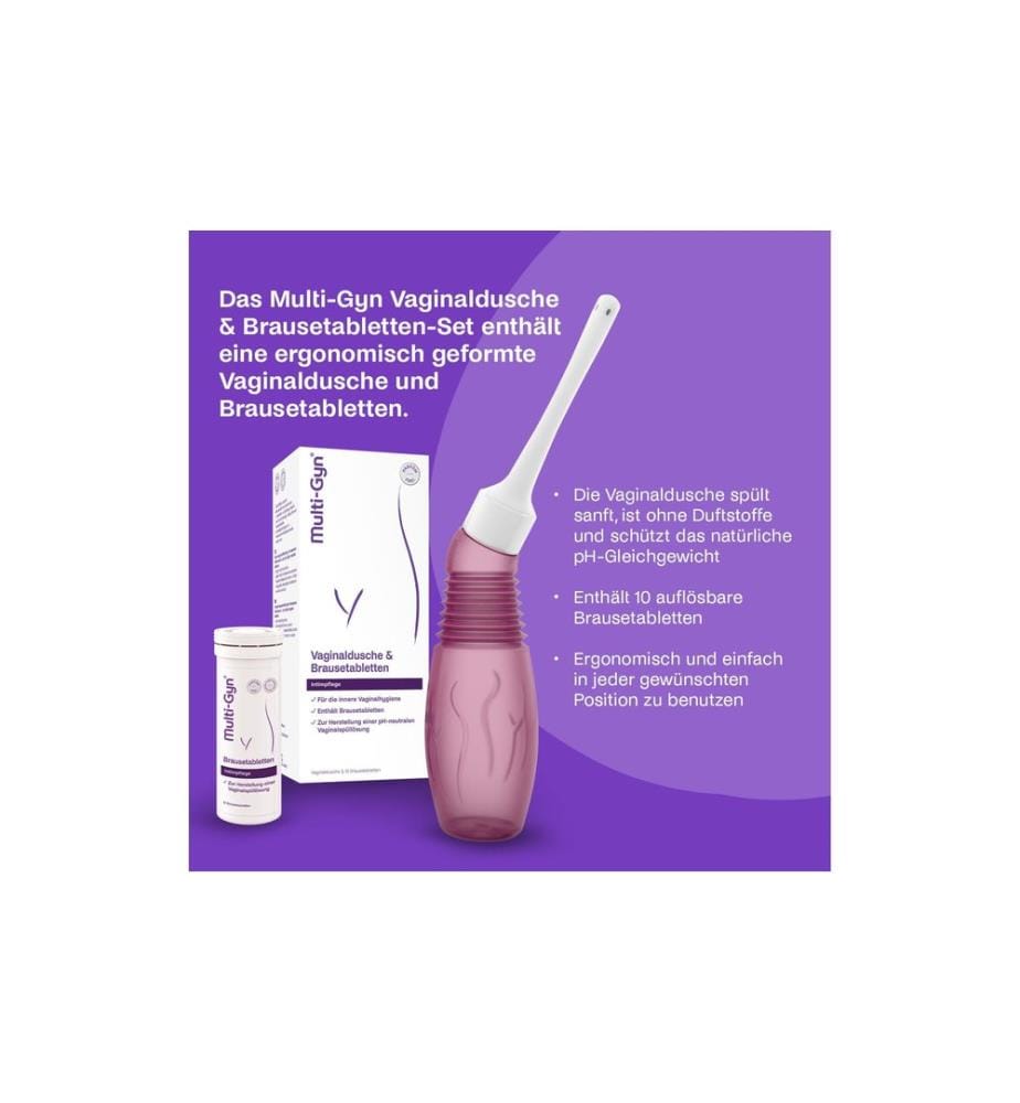 Multi Gyn - Vaginaldusche + Brausetablette 1 Set