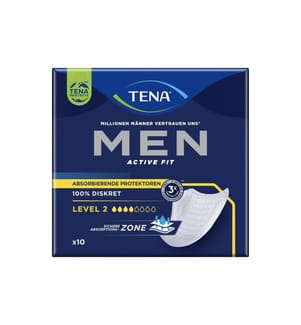 Tena - Inkontinenz Einlagen Men Active Fit Level 2 10 Stück