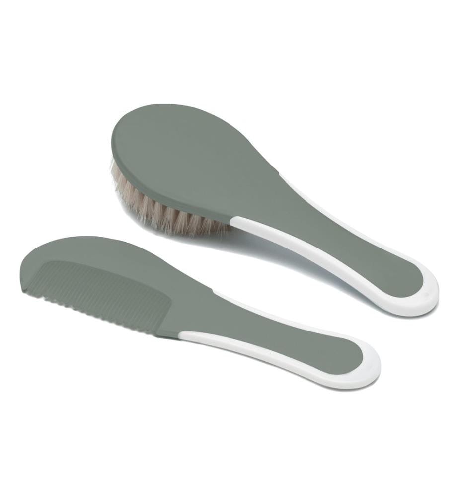 ZEWI bébé-jou Coffret de soin pour bébé Peigne + brosse Breeze Green
