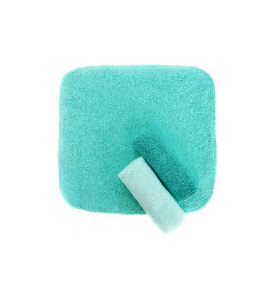 ZEWI bébé-jou Lavettes pour bébé Turquoise 3 pièces