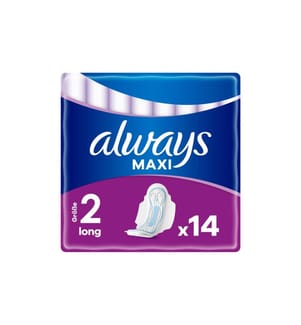 Always - Binde mit Flügeln Maxi Long 14 Stück