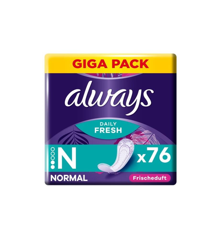 Always - Slipeinlage Daily Fresh Normal mit Frischeduft 76 Stück