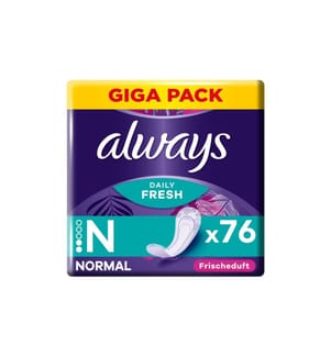 Always - Protège-slip Daily Fresh Normal avec parfum fraîcheur 76 pièces