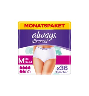 Always - Inkontinenz Pants Discreet Plus M 36 Stück