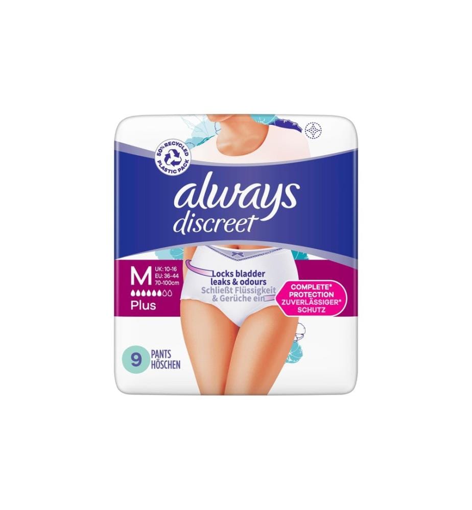 Always - Inkontinenz Pants Discreet Plus M 36 Stück