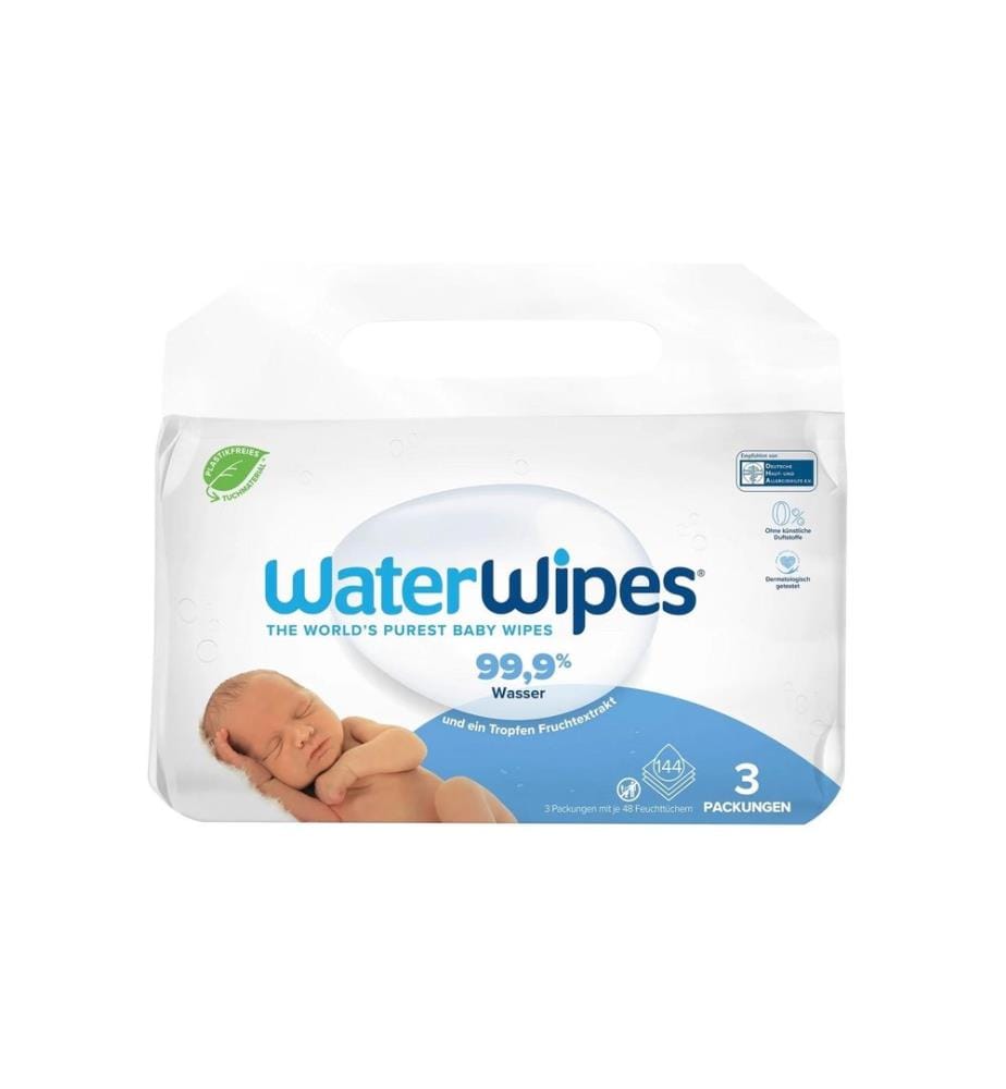WaterWipes - Feuchttücher Reisepack 144 Stück