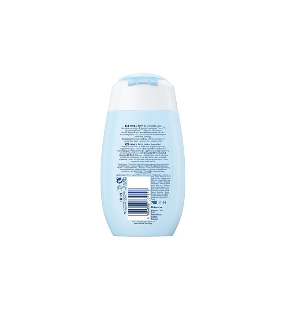 NIVEA BABY - Lotion de soin pour bébé Bonne nuit 200 ml