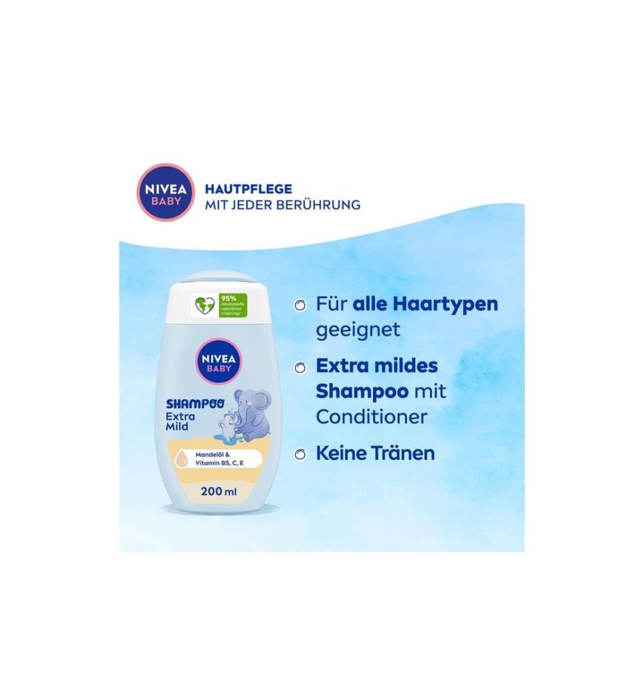 NIVEA BABY - Shampoo Extra Mild 200 ml