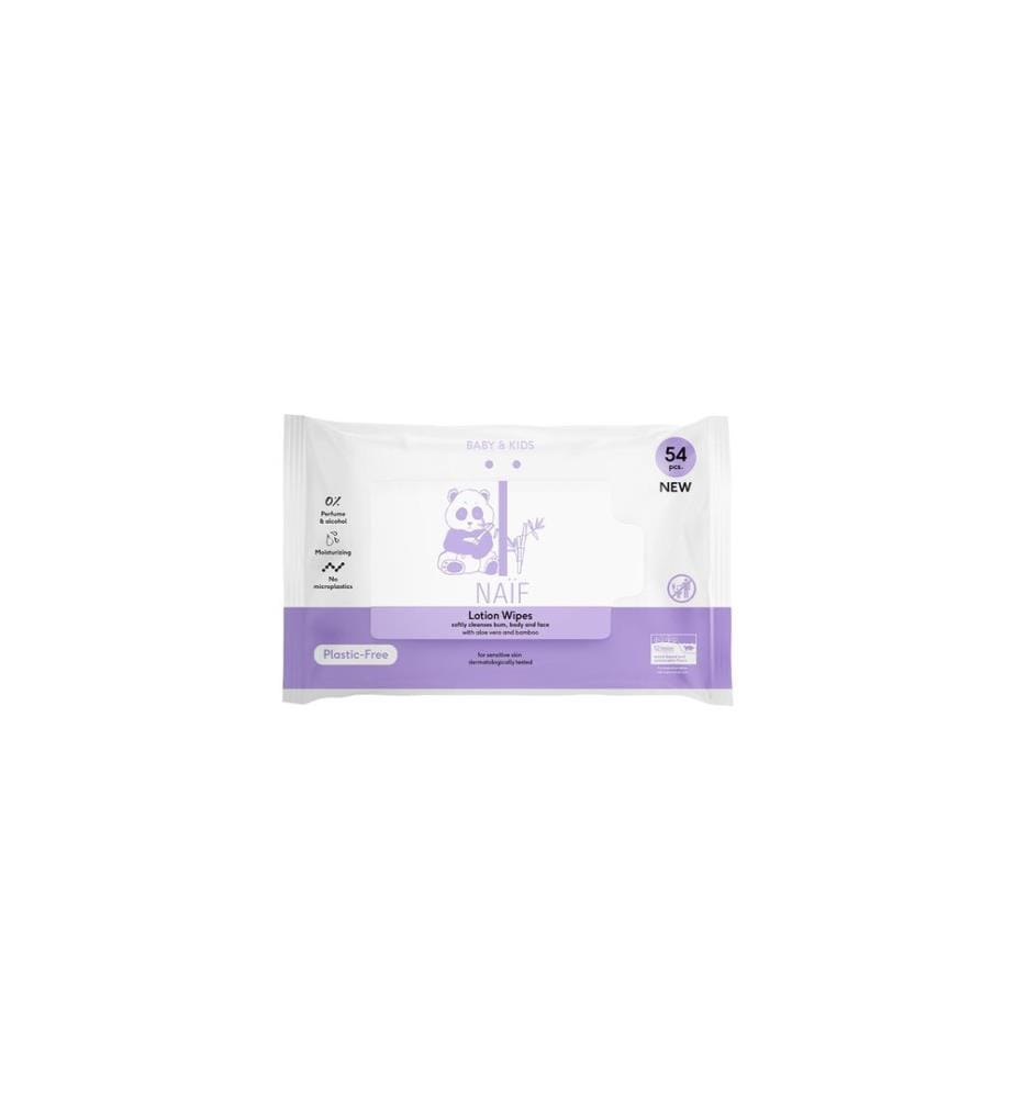 NAÏF - Feuchttücher kunststofffreie Lotion 1x 54 Stk.