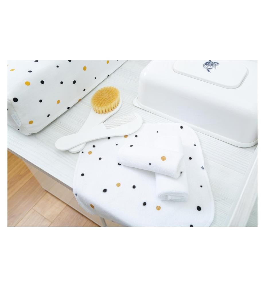 ZEWI bébé-jou Lavettes pour bébé Confetti Mix 3 pcs. 20 x 20 cm
