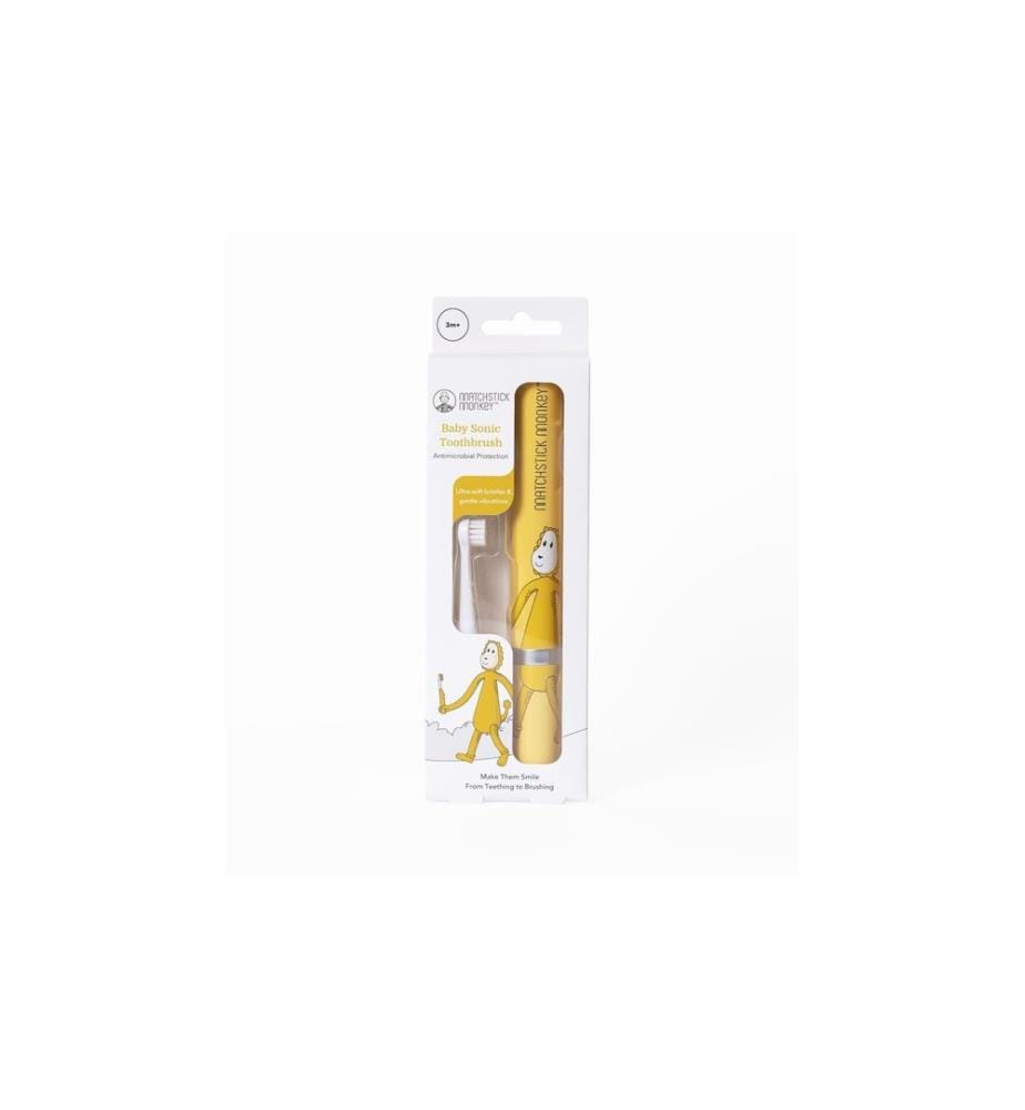 Matchstick Monkey - Brosse à dents Sonic Lion Jaune