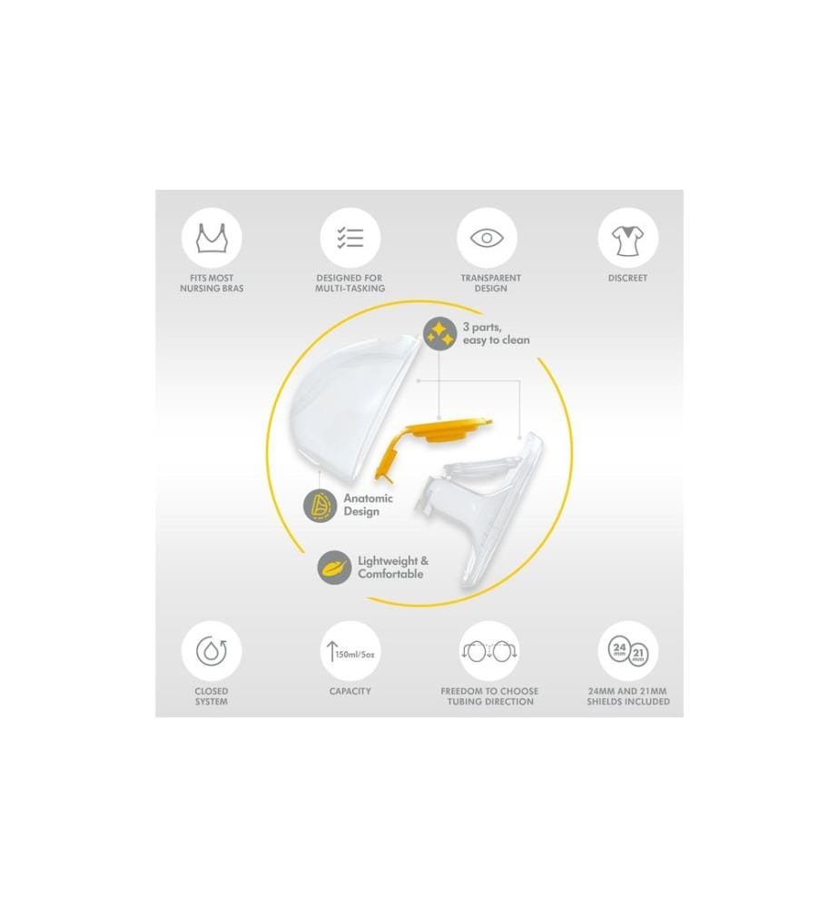 MEDELA - Kit double pompe mains libres pour Freestyle et Swing Maxi