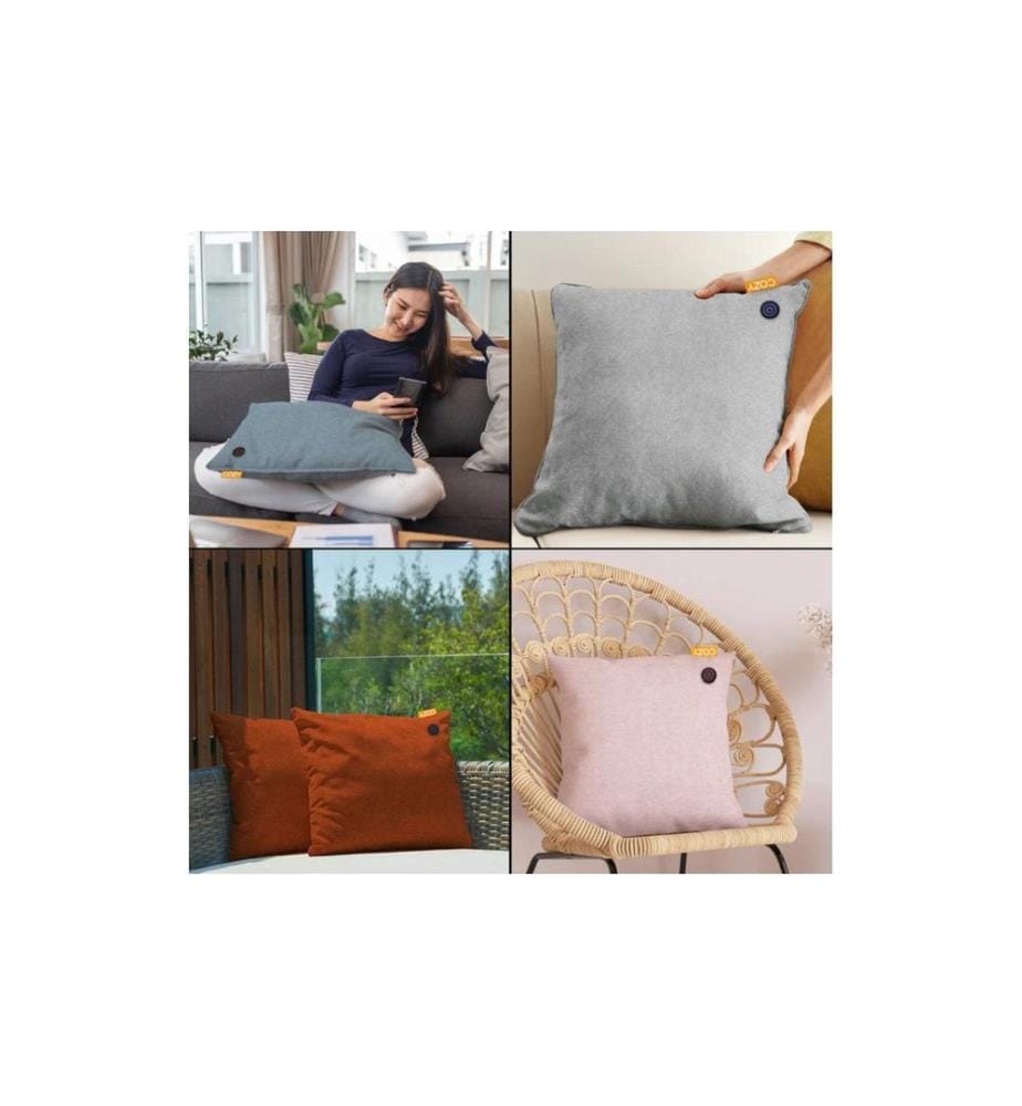 BODI-TEK - Coussin chauffant Una Fonctionnement sur batterie, rose