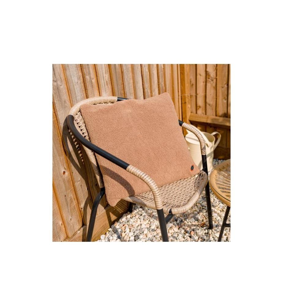 BODI-TEK - Coussin chauffant Cozy Una Wooly Fonctionnement sur batterie, Choco