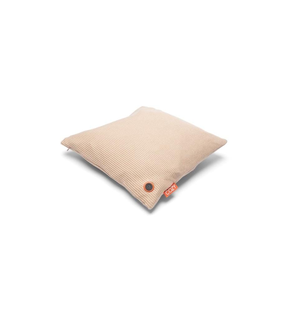 BODI-TEK - Coussin chauffant Cozy Una Strick Fonctionnement sur batterie, brun clair