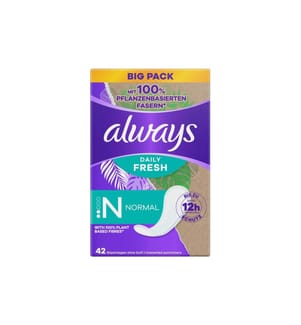 Always - Protège-slip Fibres Daily Fresh Gigapack 42 pièces