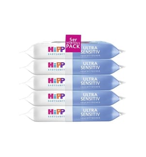 HIPP - Lingettes humides Babysanft Ultra sensitif 5x 48 pcs.