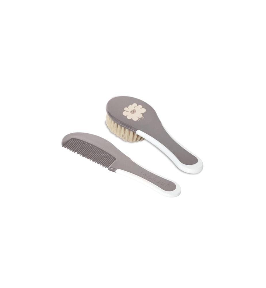 ZEWI bébé-jou Coffret de soin pour bébé Peigne + brosse Farm Friends