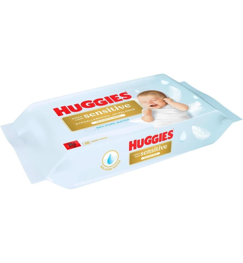 HUGGIES - Feuchttücher Extra Care Sensitive 48 Stück