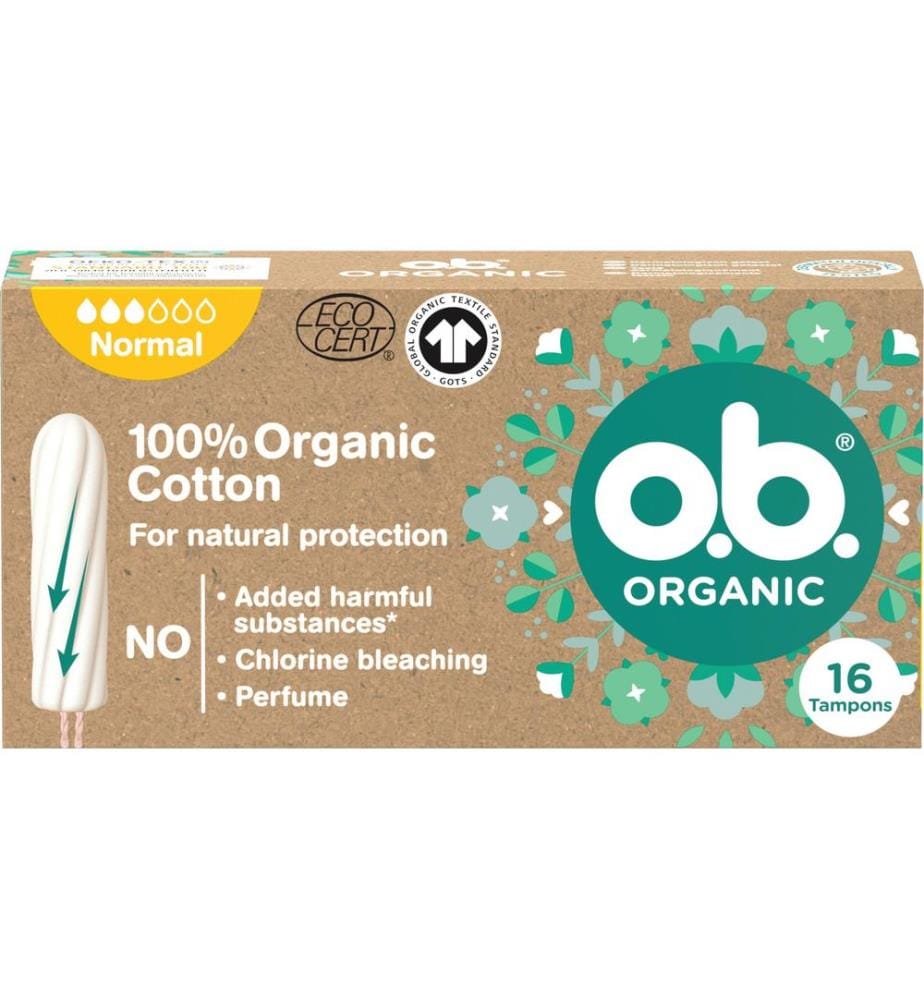 o.b. - Organic Normal 16 Stück