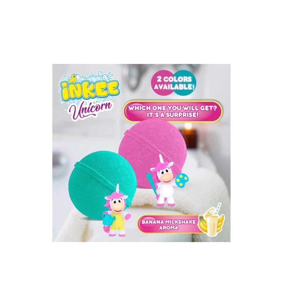 CRAZE - Bombe de bain Inkee Surprise Unicorn Professions 2 Pièce/s