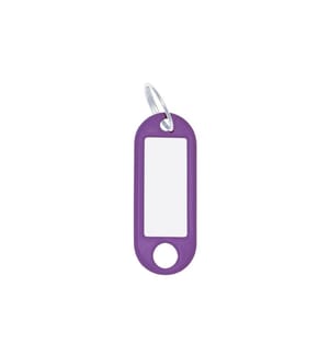 WEDO - Schlüsselanhänger 18 mm mit Ring, Violett, 100 Stück
