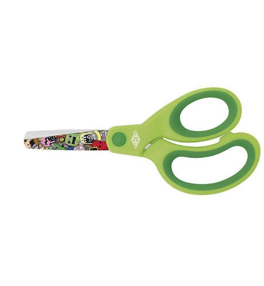 WEDO - Ciseaux pour enfants Monster 13 cm Acier inoxydable