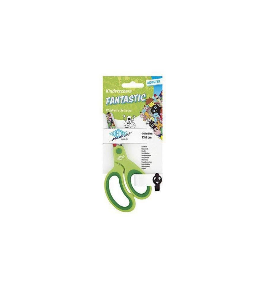 WEDO - Ciseaux pour enfants Monster 13 cm Acier inoxydable