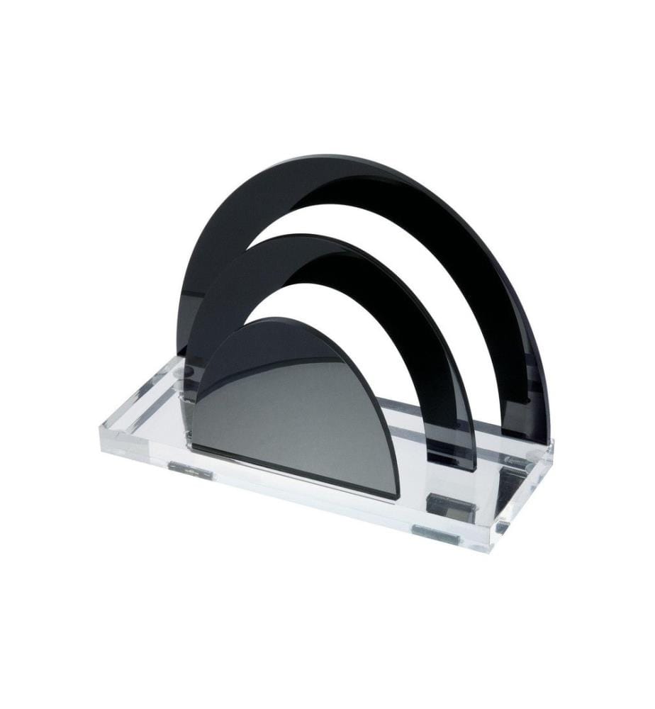 WEDO - Briefhalter Exklusiv-Serie Transparent; Schwarz